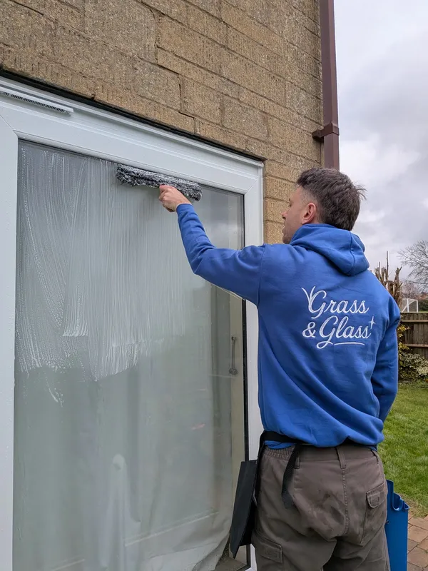 Traditional window cleaning technique